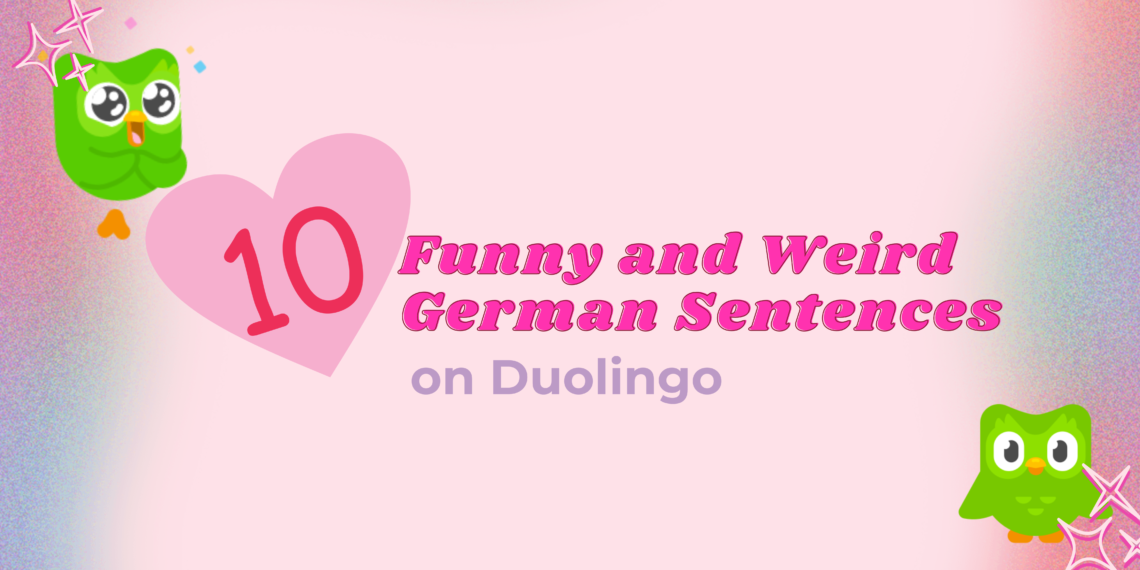 10 funny and weird german sentences on duolingo