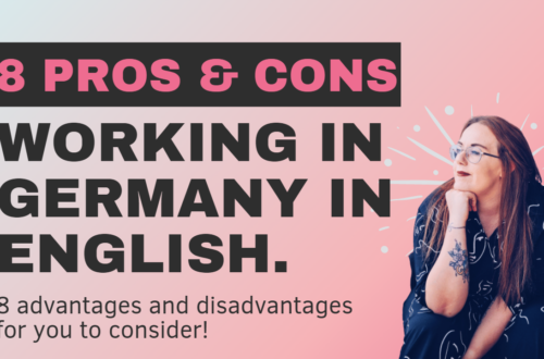 Working in Germany in English - Pros and Cons.